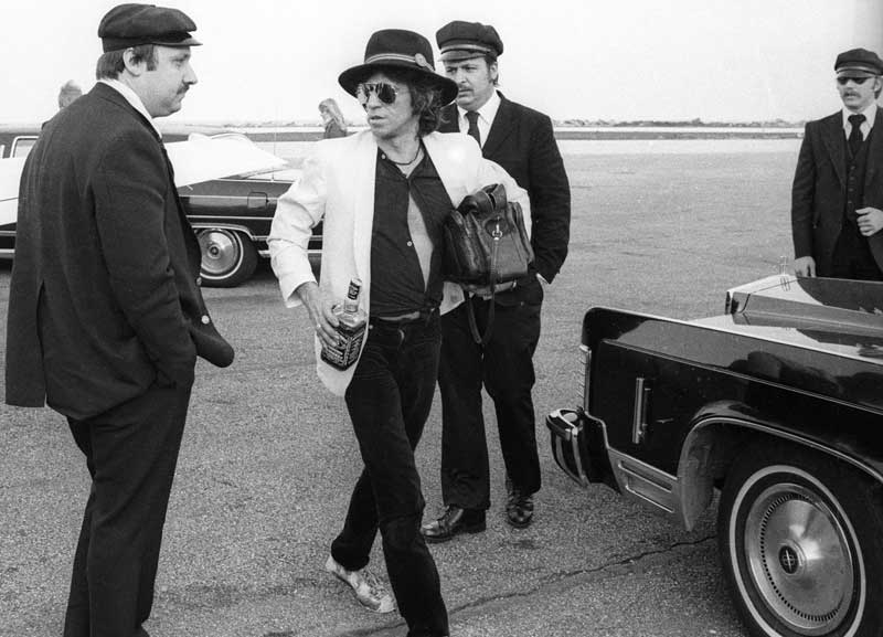 Keith Richards, Holding a Bottle of Jack Daniels, St Louis, MO